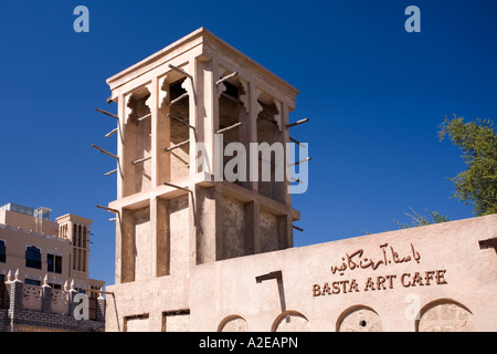 Bur Dubai Bastakiya quartiere storico Foto Stock