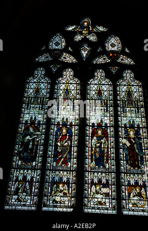 Vetrata Cattedrale di Hereford Foto Stock