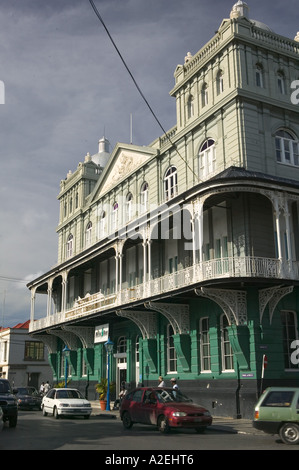 BARBADOS, Bridgetown, la mutua assicurazione sulla vita della società, Downtown Edifici Coloniali Foto Stock