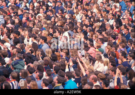 Scena folla America USA Foto Stock