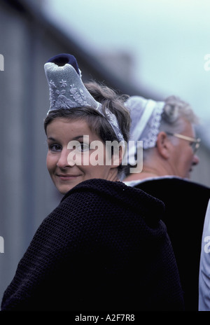 Ue, Francia Bretagna, la feuillee, Horse Festival. Foto Stock