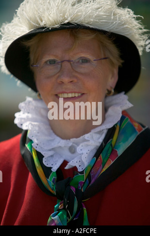 Street performer; warnemunde Foto Stock