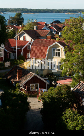 La Svezia arcipelago di Stoccolma Sandhamn Foto Stock