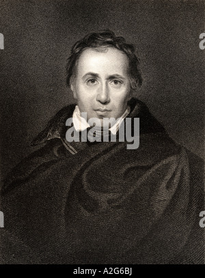 Allan Cunningham 1784 a 1842 poeta Scozzese e autore Foto Stock