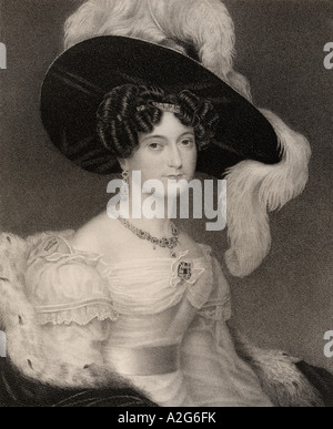 Victoria Maria Louisa, duchessa di Kent e Strathearn, 1786 - 1861. Madre della regina Victoria Foto Stock