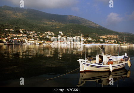 La grecia ionica porta Itaca di vathi Foto Stock