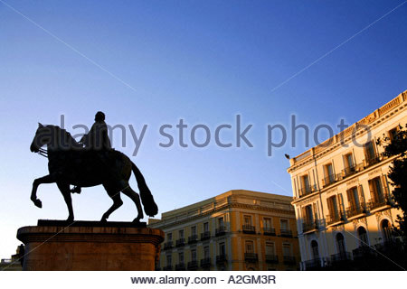 Puerta del Sol di Madrid Spagna Foto Stock