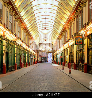 Mercato Leadenhall nella città di Londra. Foto Stock