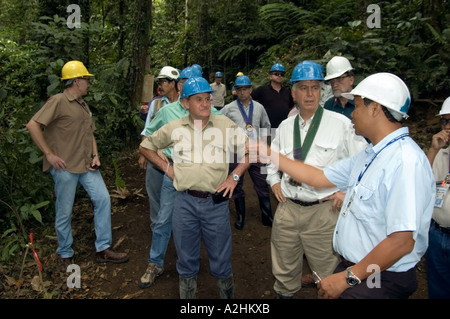 Il rame Tampakan Progetto, Sud Cotabato, a sud di Mindanao nelle Filippine. Foto Stock