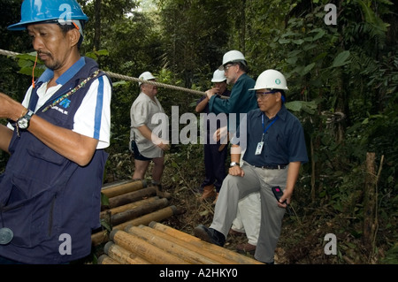Il rame Tampakan Progetto, Sud Cotabato, a sud di Mindanao nelle Filippine. Foto Stock
