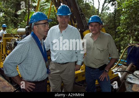 Il rame Tampakan Progetto, Sud Cotabato, a sud di Mindanao nelle Filippine. Foto Stock