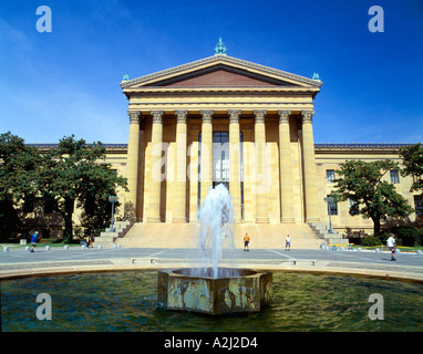 Museo d'Arte di Filadelfia in Pennsylvania Foto Stock