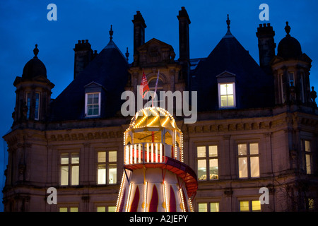 L annuale Frankfurt Christmas Market svoltasi nel centro di Birmingham REGNO UNITO Foto Stock