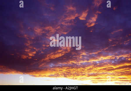 Stati Uniti Colorado Grande dune sabbiose del Parco Nazionale di sera le nuvole Foto Stock