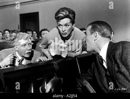 Anatomia di un omicidio 1959 film da protagonista l r Arthur O'Connell Eve Arden e James Stewart a destra Foto Stock