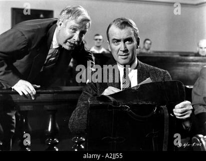 Anatomia di un omicidio 1959 film da protagonista l r Arthur O'Connell e James Stewart Foto Stock