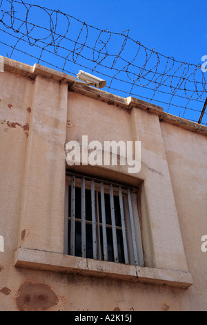 Razorwire, costituzionali Hill, Johannesburg, Sud Africa. Foto Stock