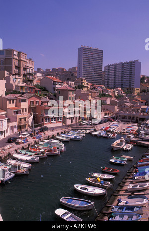 Ue, Francia, Provence, Marsiglia, Le Vallon des Auffes Foto Stock