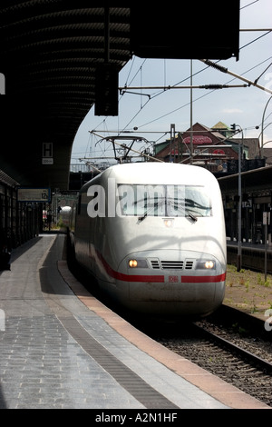 Intercity nella stazione principale Foto Stock