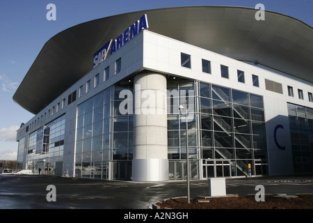 Stadio in città, SAP Arena di Mannheim, Germania Foto Stock