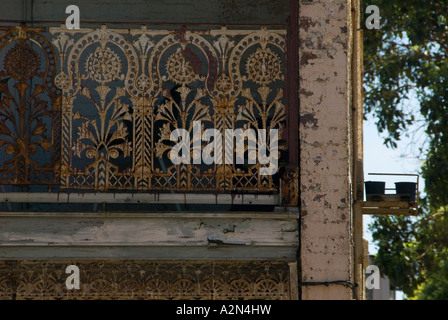 Australian ferro battuto balcone Foto Stock