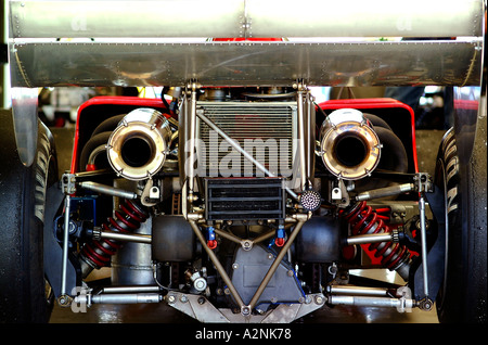 Veiw posteriore della storica formula one racing car Foto Stock