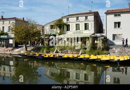 Coulon, Marais Poitevan, Francia Foto Stock