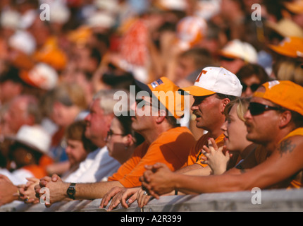 Gli spettatori a UT stadium Knoxville TN Foto Stock