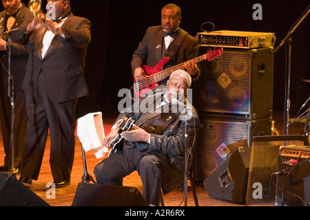 B B re al suo 80 Concerto di compleanno in Lansing MI Foto Stock