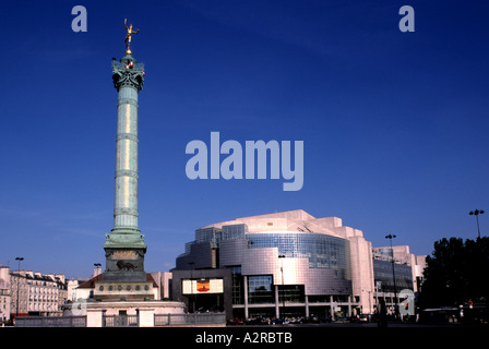 Teatro dell'Opera di Place de la Bastille Parigi Francia Foto Stock