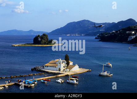 Corfù, Vlacherna, Foto Stock