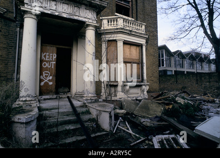Saliti fino casa hackney 1993 Foto Stock