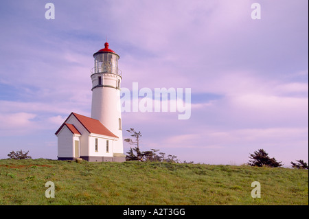 Cape Blanco, Faro di Cape Blanco stato parco vicino a Port Orford, Oregon, Stati Uniti d'America - Pacific Northwest fari Foto Stock