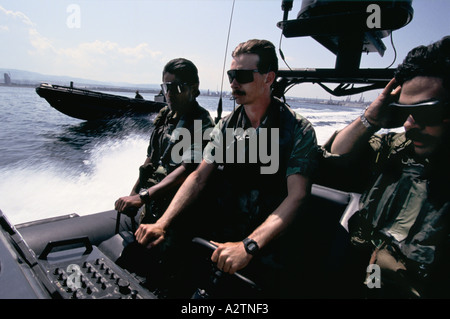 USA Navy Seal su Excersise in Med Foto Stock