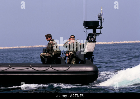 USA Navy Seal su Excersise in Med Foto Stock