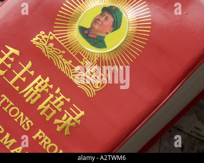 Libro rosso di Mao Foto Stock