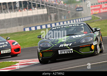 Ferrari Challenge di concorrenza Québec Canada Foto Stock