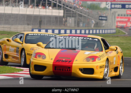 Ferrari Challenge di concorrenza Québec Canada Foto Stock