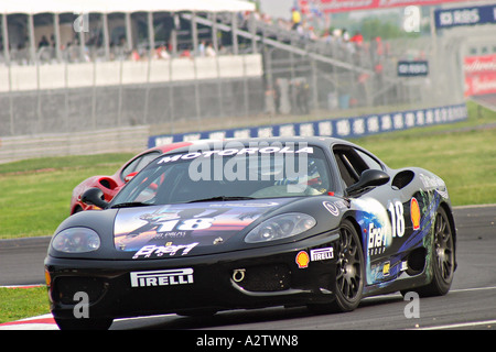 Ferrari Challenge di concorrenza Québec Canada Foto Stock