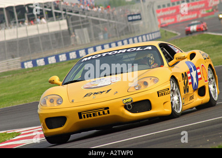 Ferrari Challenge di concorrenza Québec Canada Foto Stock