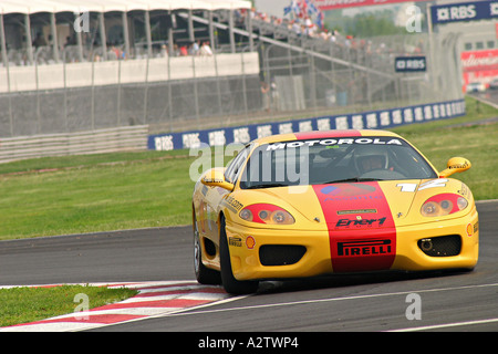 Ferrari Challenge di concorrenza Québec Canada Foto Stock