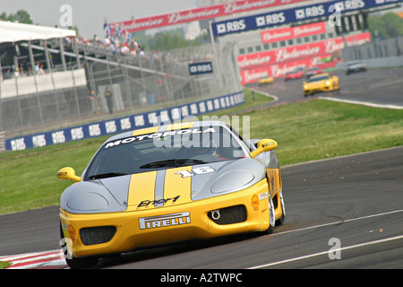 Ferrari Challenge di concorrenza Québec Canada Foto Stock