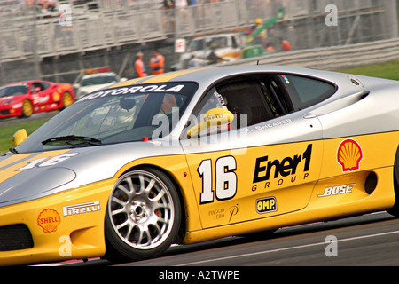 Ferrari Challenge di concorrenza Québec Canada Foto Stock