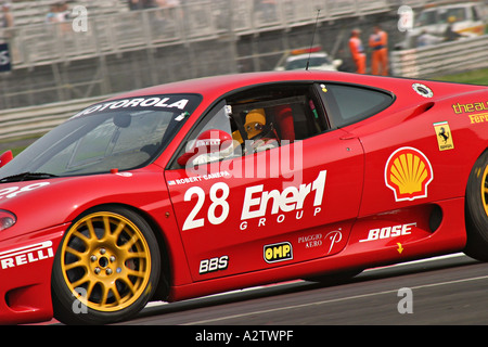 Ferrari Challenge di concorrenza Québec Canada Foto Stock