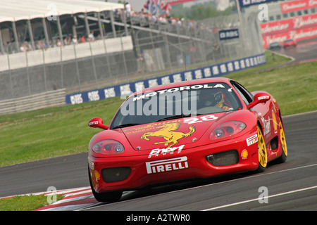 Ferrari Challenge di concorrenza Québec Canada Foto Stock