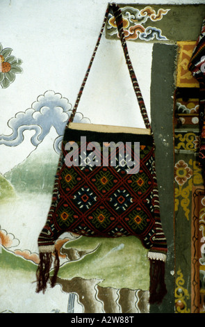 Il Bhutan Caption locale Bhutan Yatha tessitura Foto Stock