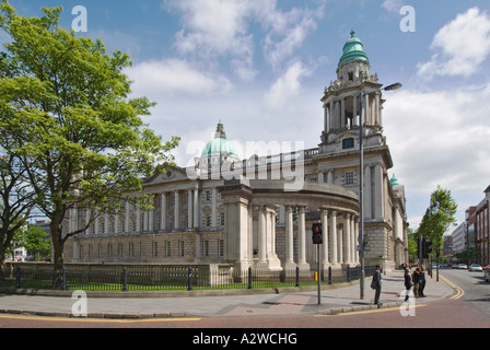Irlanda del Nord Belfast Donegall Piazza Municipio Foto Stock