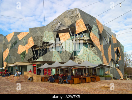 Federation Square, Melbourne, Victoria, Australia. Foto Stock