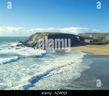 GB di Cornovaglia penisola di Lizard chiesa COVE ST WINWALOES CHIESA Foto Stock