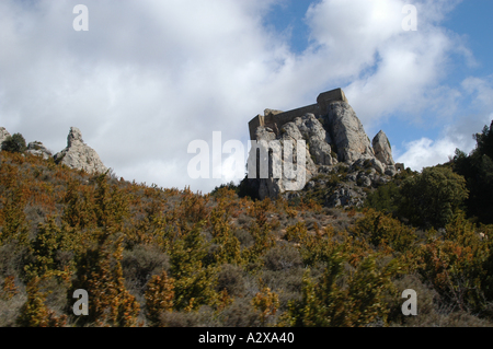 Loarre Huesca Spagna Loarre castello meglio conservato euopean castello del XI XII secolo Foto Stock